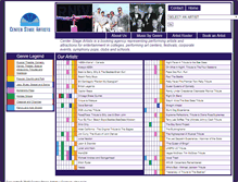 Tablet Screenshot of centerstageartists.com